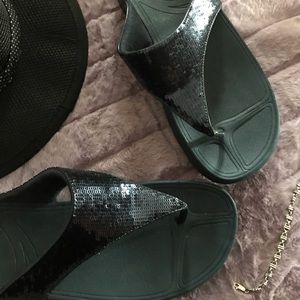 New Sequined Sandals